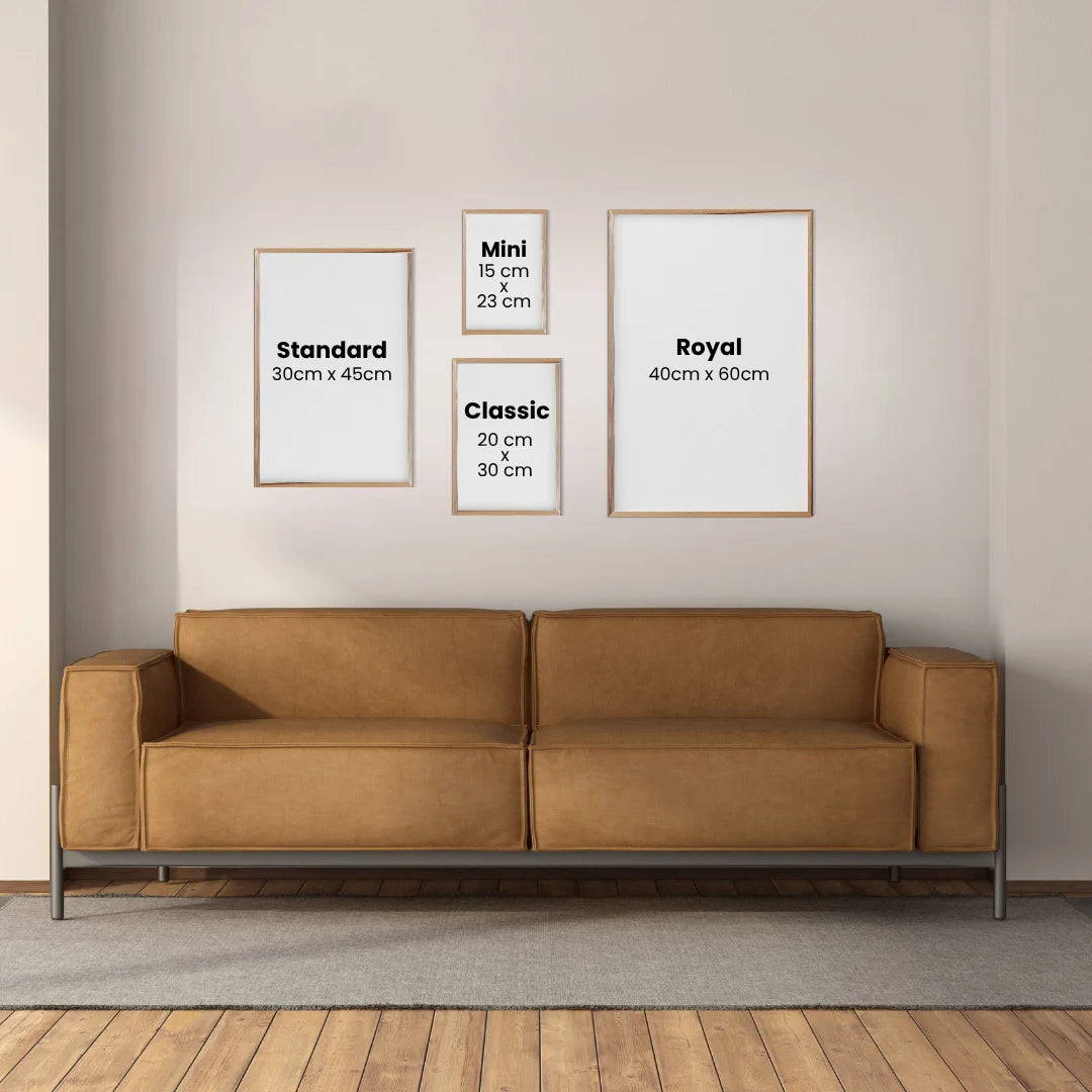 Artia Frames - Canvas Wall Art Size Chart