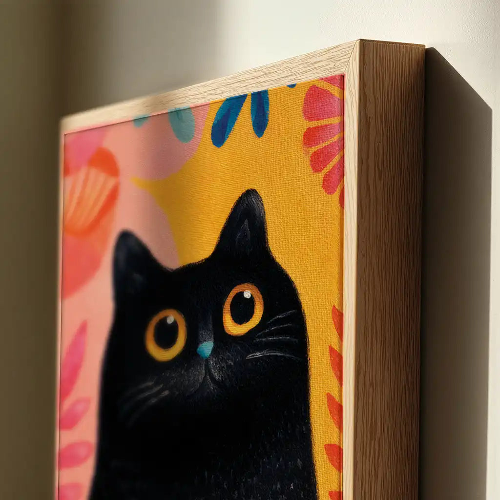 Feline in Bloom