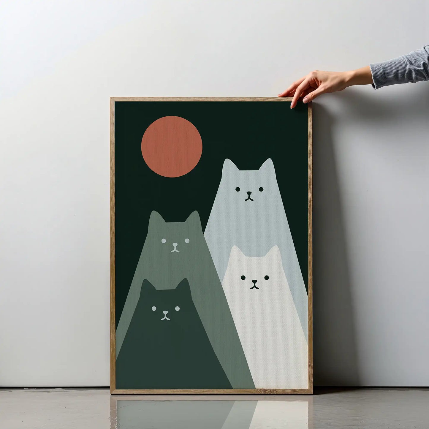 Moonlit Gaze – Green