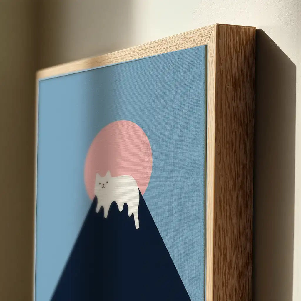 Mount Meow – Blue and Pink