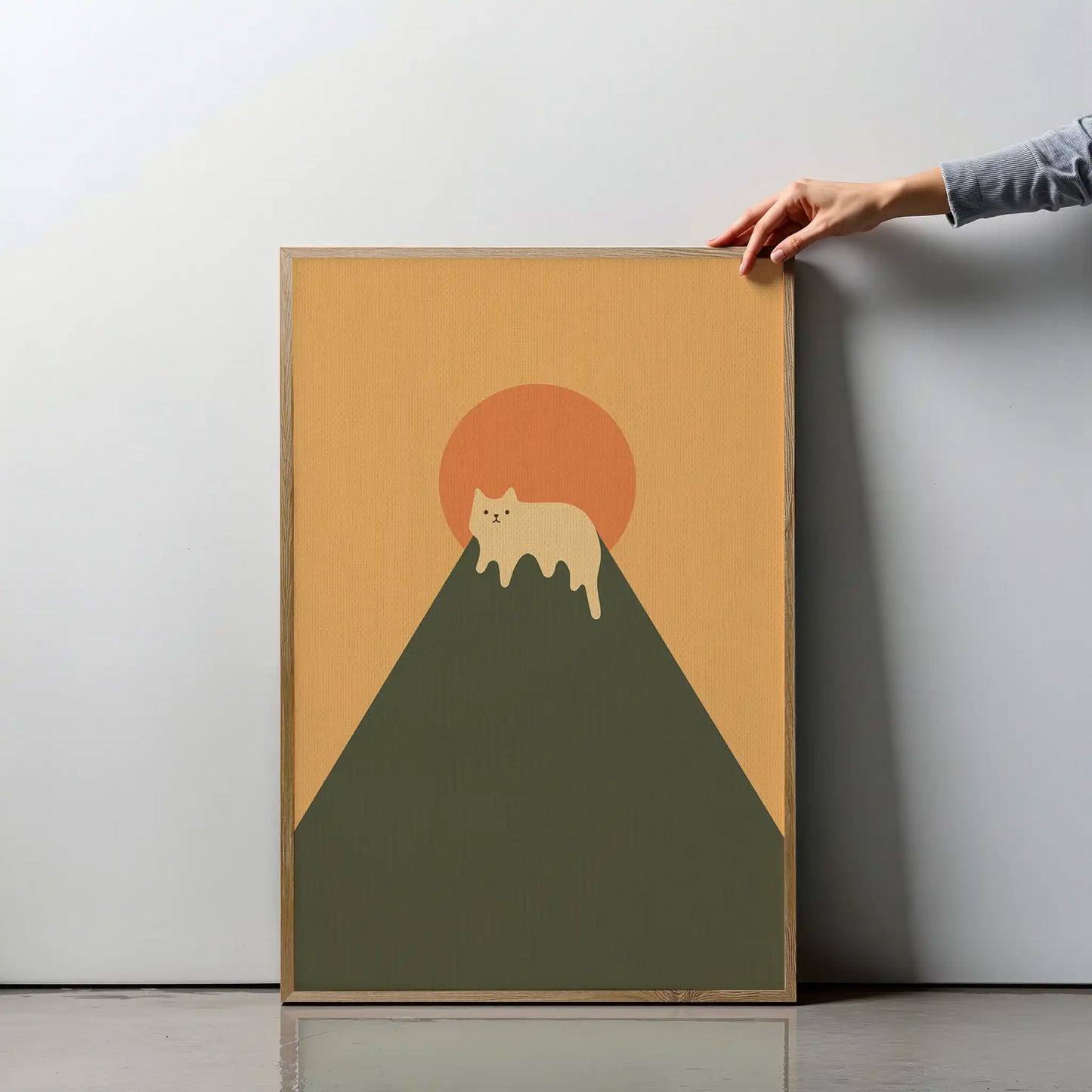 Mount Meow – Yellow and Green