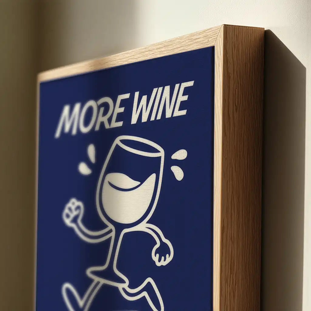 More Wine Please – Navy