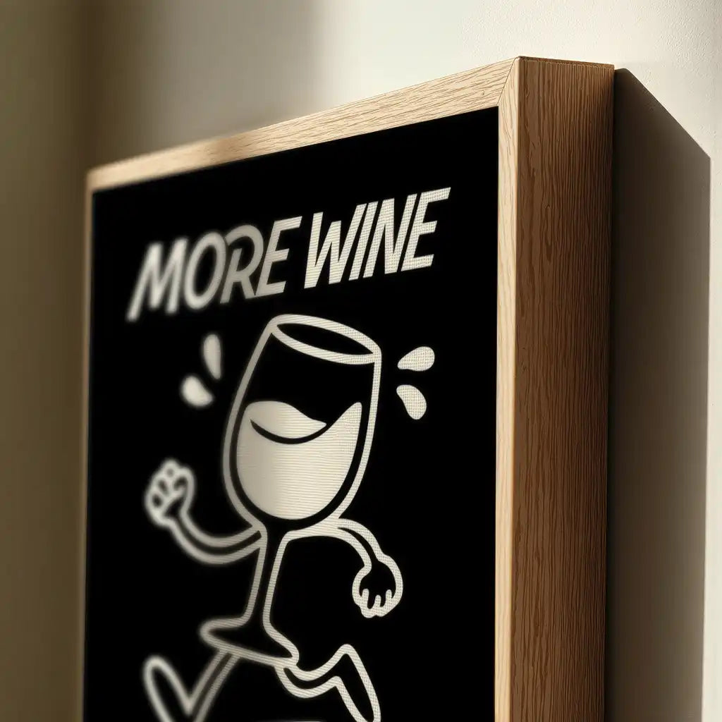 More Wine Please – Black