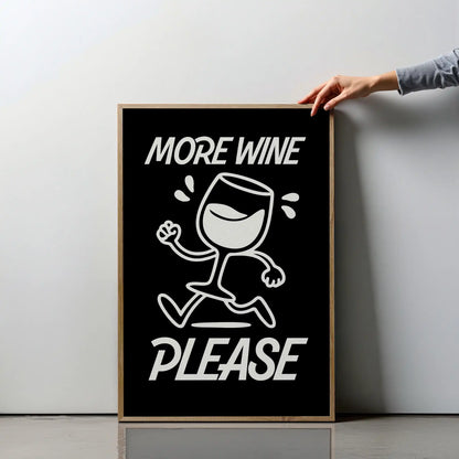 More Wine Please – Black