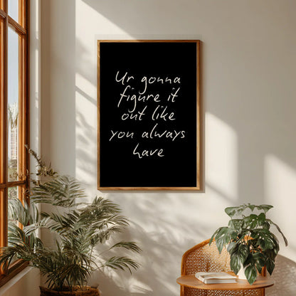 You’ll Figure It Out – Black